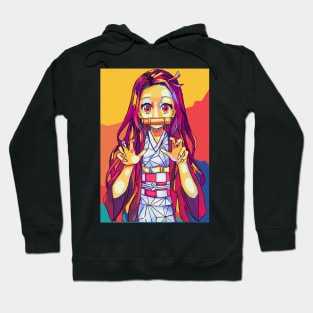 nezuko wpap pop art Hoodie